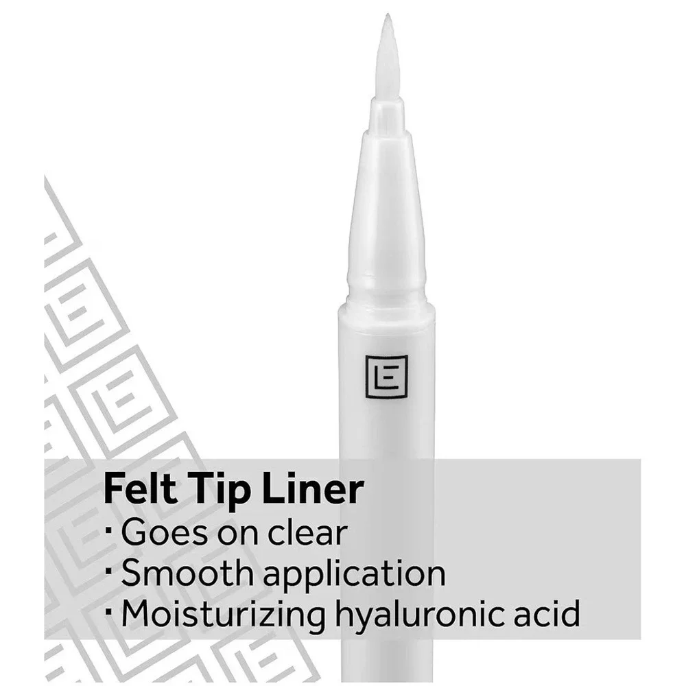 2 Pens (0.7mL each) Eylure Line & Lash Glue Liner CLEAR Secure Hold All Day Wear